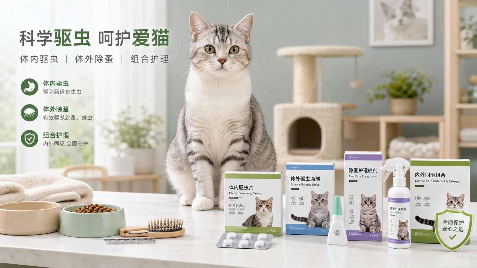 Parasite Treatment for Cats: How to Choose Between Dewormers, Flea Control, and Combination Products