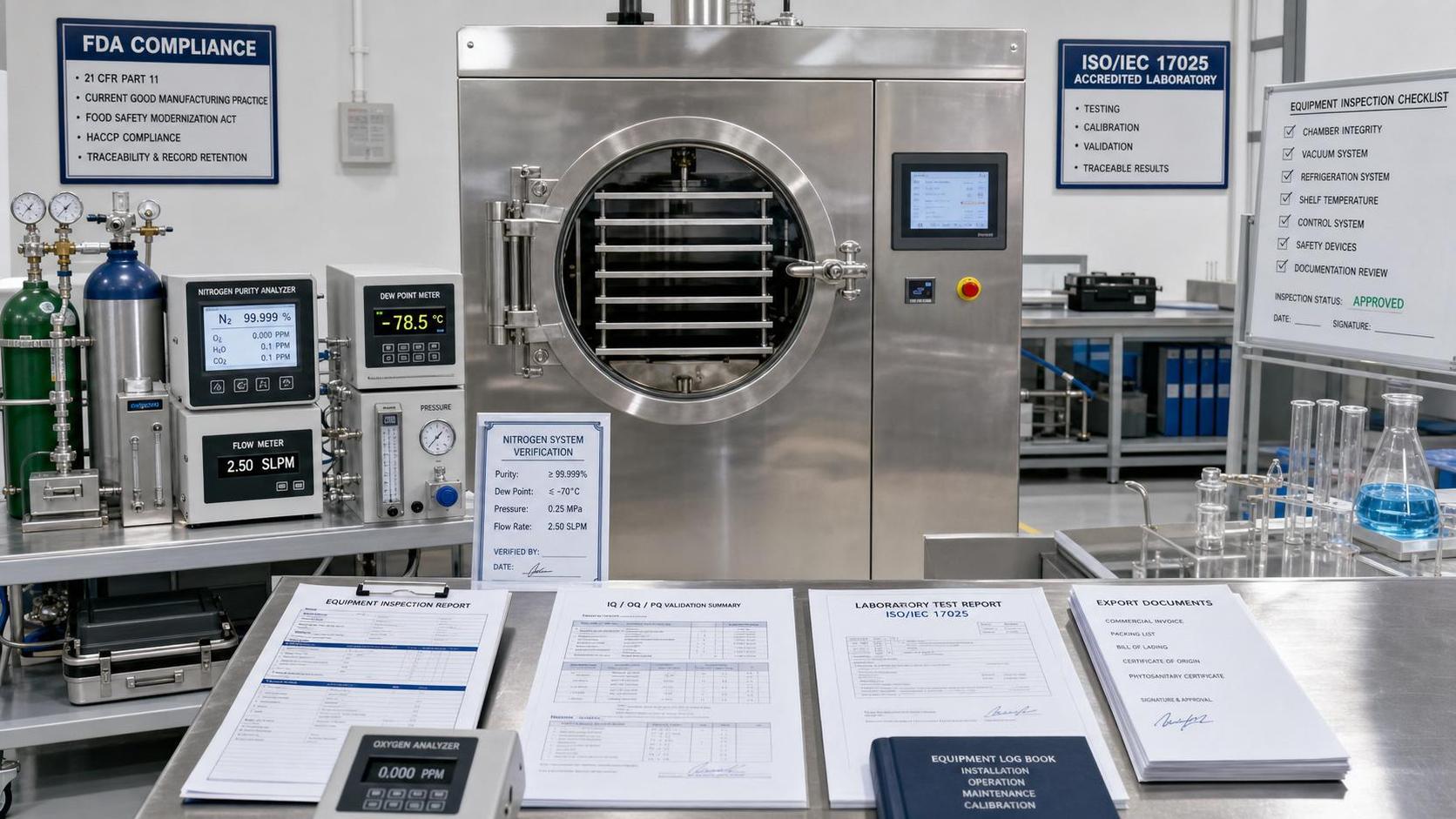 FDA CVM Requires ISO 17025 Sign-Off for Nitrogen Purity Tests