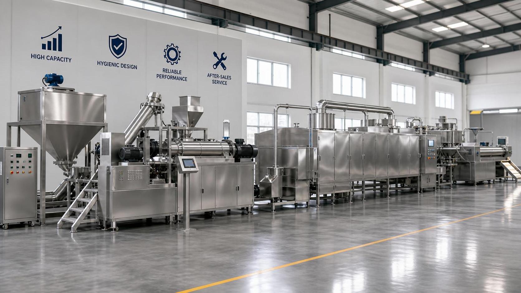 How to Evaluate a Pet Food Equipment Manufacturer for Capacity, Hygiene, and Service