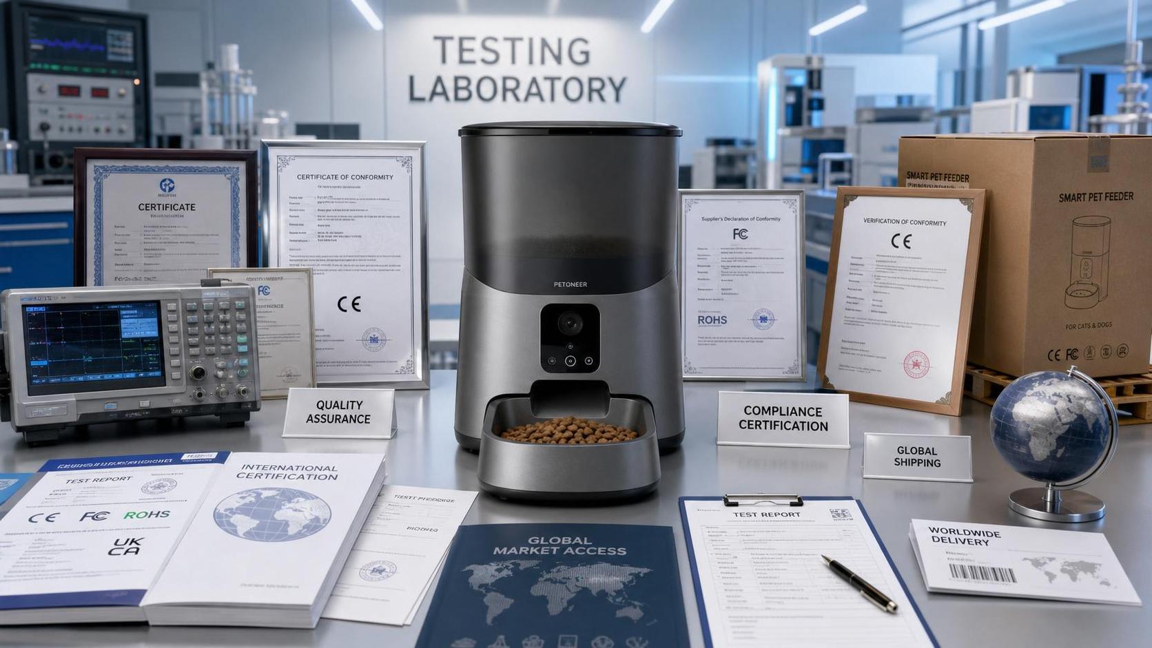 AI Pet Feeder Clears FDA 510(k), CE and UKCA
