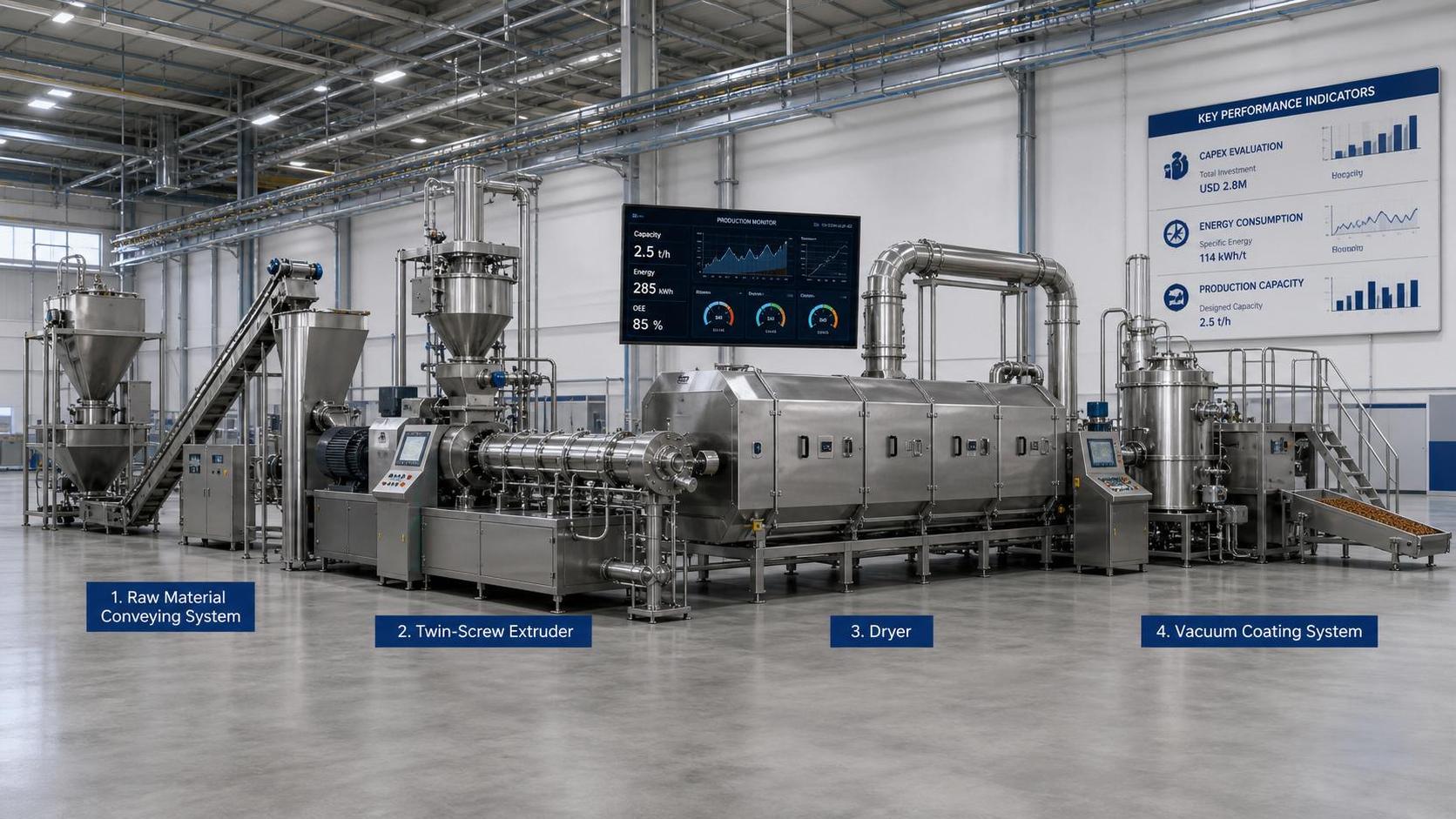Pet Food Extrusion Line Price Breakdown: What Drives CAPEX, Utility Costs, and Output