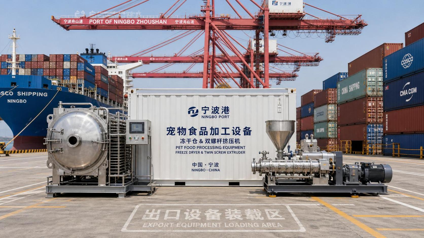 Ningbo Port Opens Fast-Track for Pet Food Equipment Exports