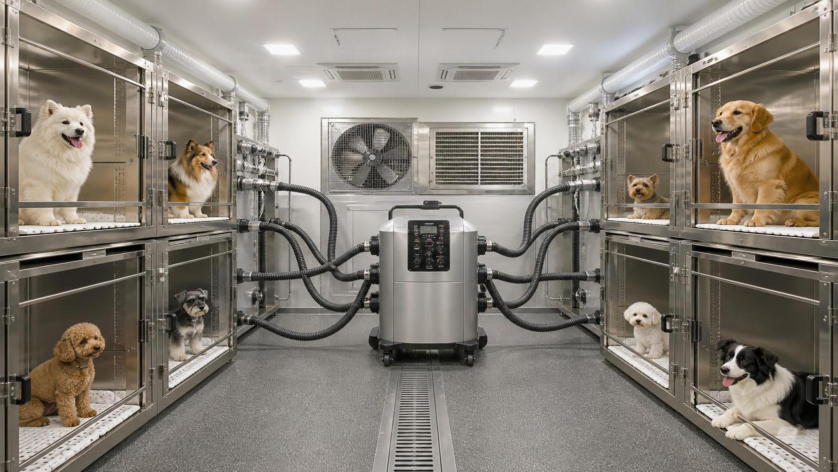 How to Size a Grooming Salon Drying System for Peak-Hour Dog Throughput
