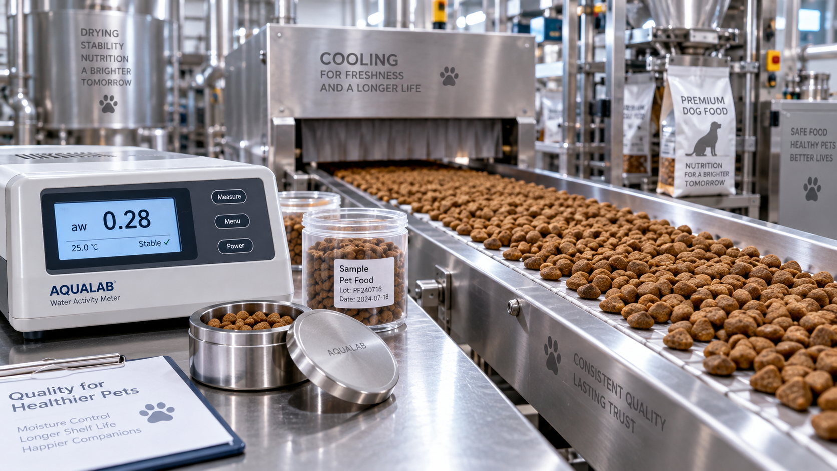 Moisture Analysis in Pet Food: Control Points That Prevent Shelf-Life Failures