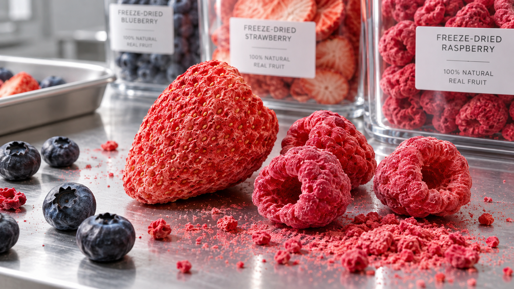 How Freeze-Dried Fruit Ingredients Retain Flavor, Color, and Shape