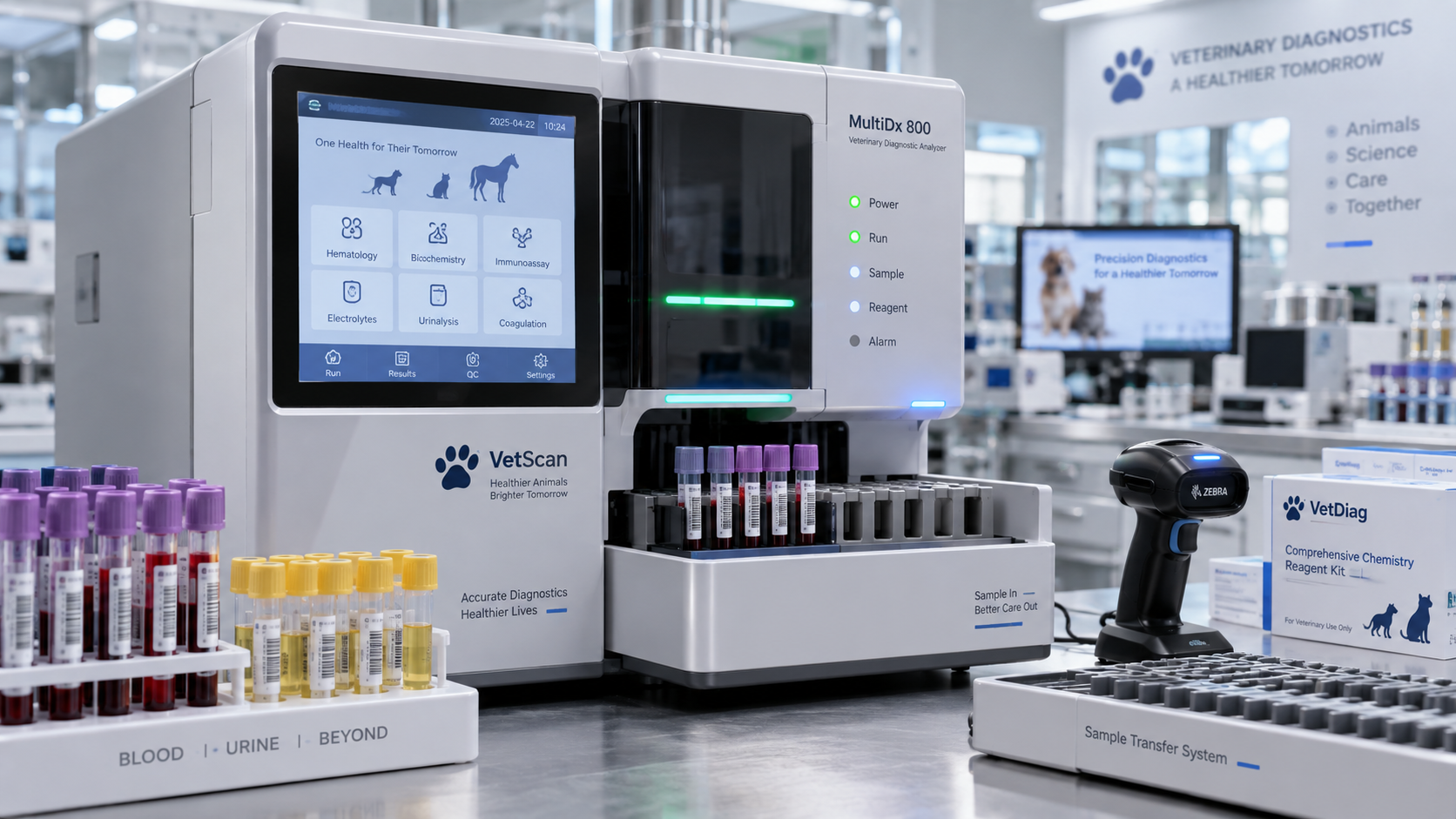 Selecting animal health testing solutions for a multi-site veterinary group