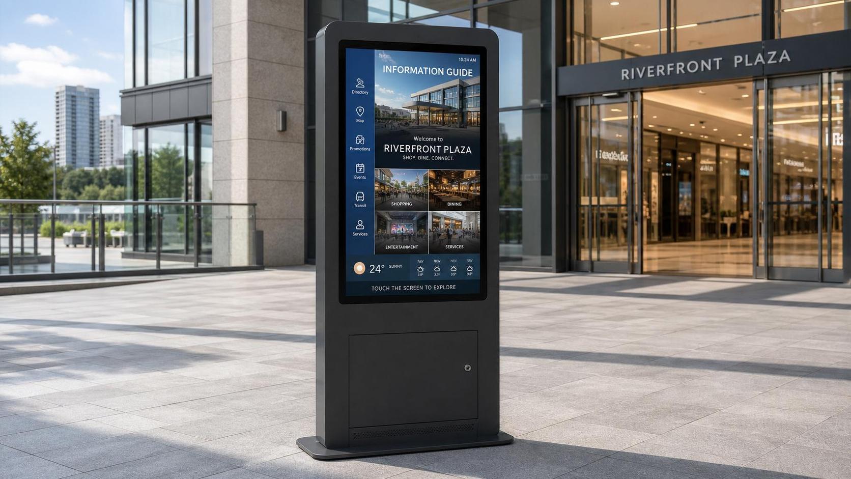 Digital Signage Kiosk Displays: How to Choose Size, Touch Options, and Outdoor Ratings