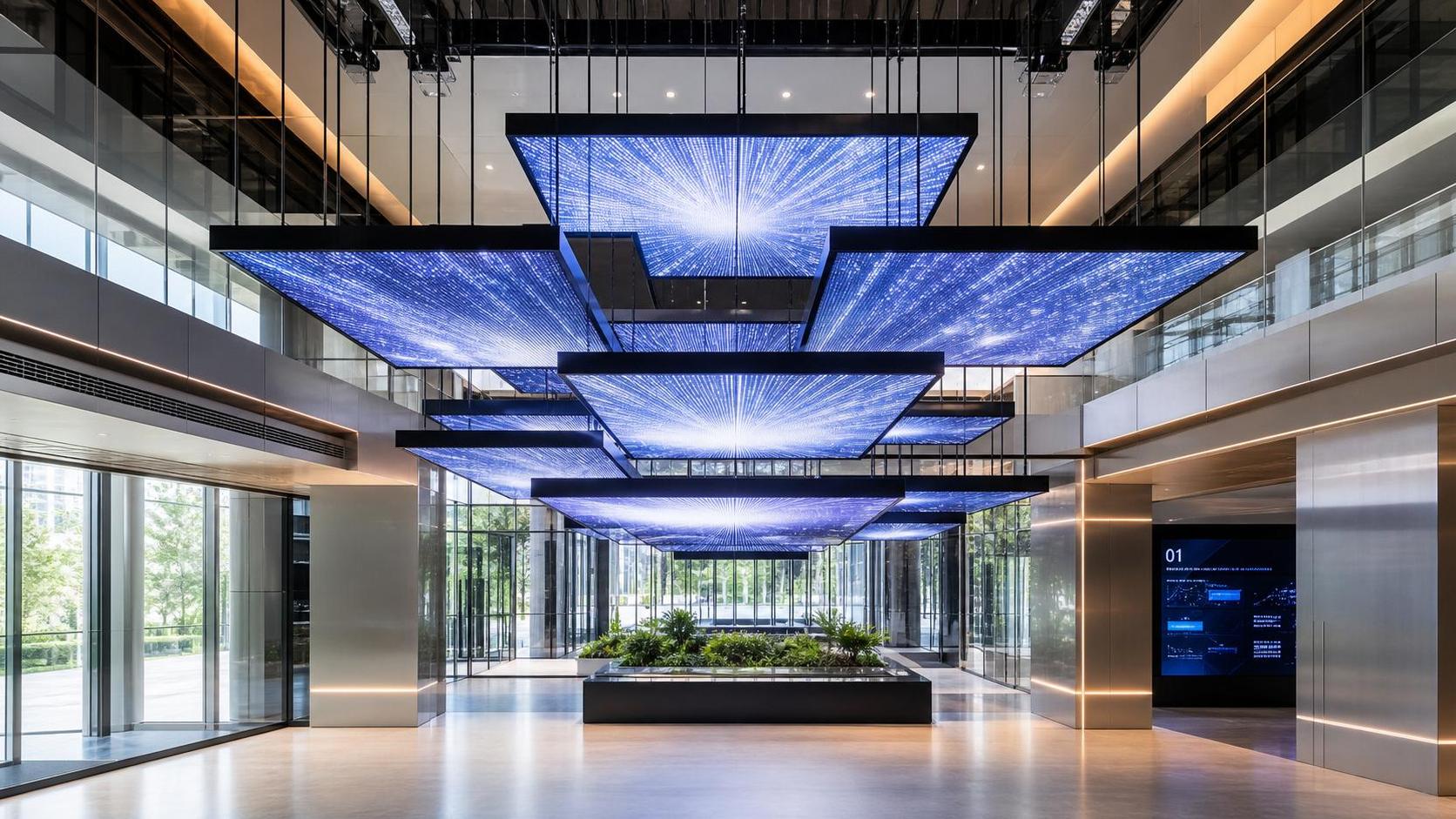 Kinetic LED Ceiling Systems: Key Design Options, Load Limits, and Control Methods