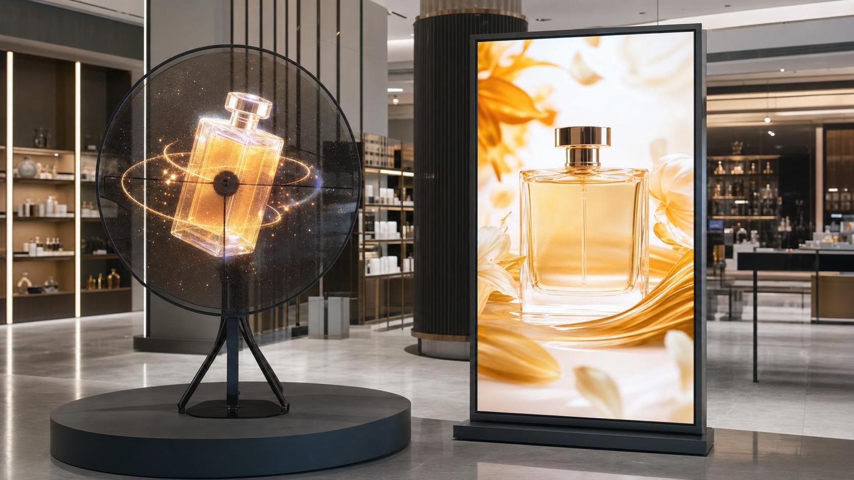 3D Holographic Fan Displays vs LED Screens: Best Fits for Retail and Event Use