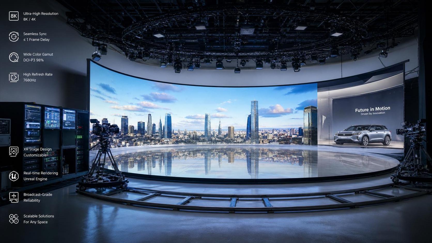 XR Stage for TV Production: Screen Specs, Sync Requirements, and Studio Planning