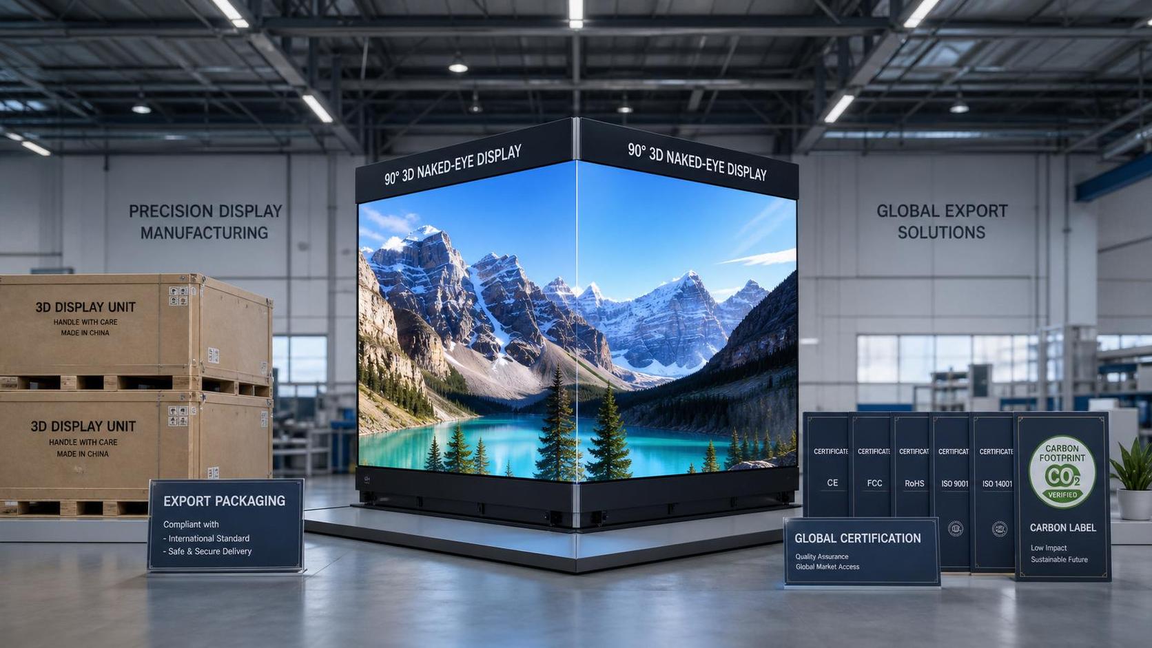 Shenzhen Sets 3D Screen Carbon Label Rule for Exports