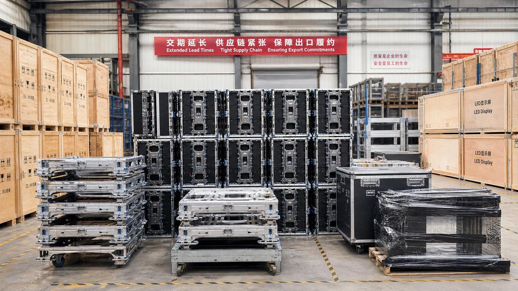 LED Rental Cabinet Lead Times Stretch to 14 Weeks