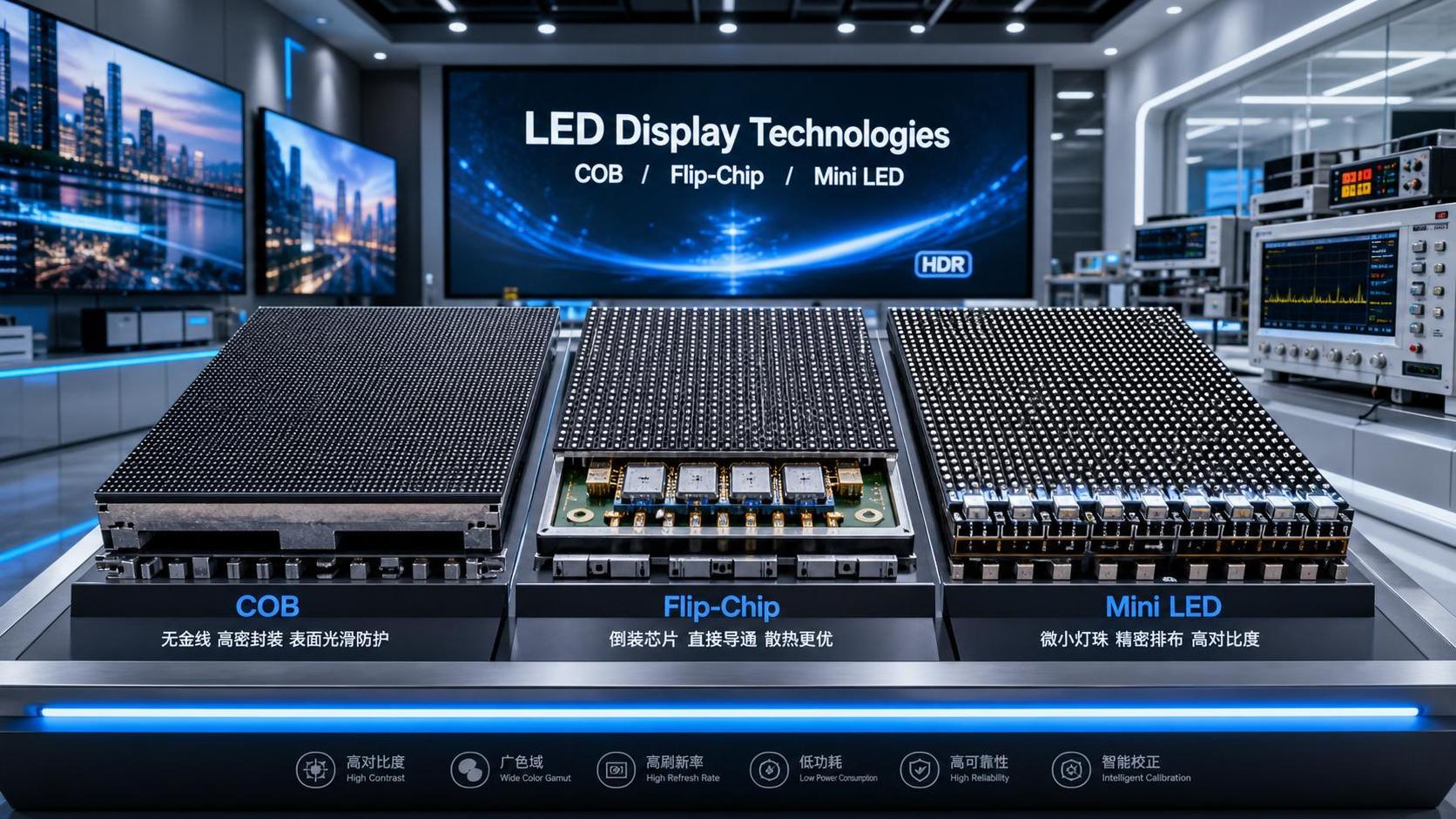 LED Packaging Technology Trends: How COB, Flip-Chip, and Mini LED Are Reshaping Display Design