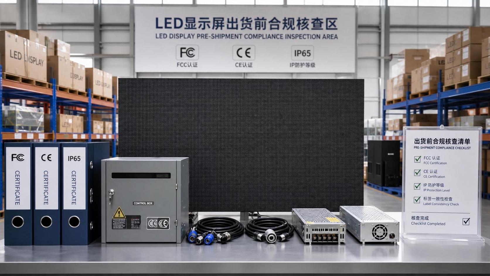 FCC and CE Outdoor LED Display Requirements: Key Compliance Checks Before Import