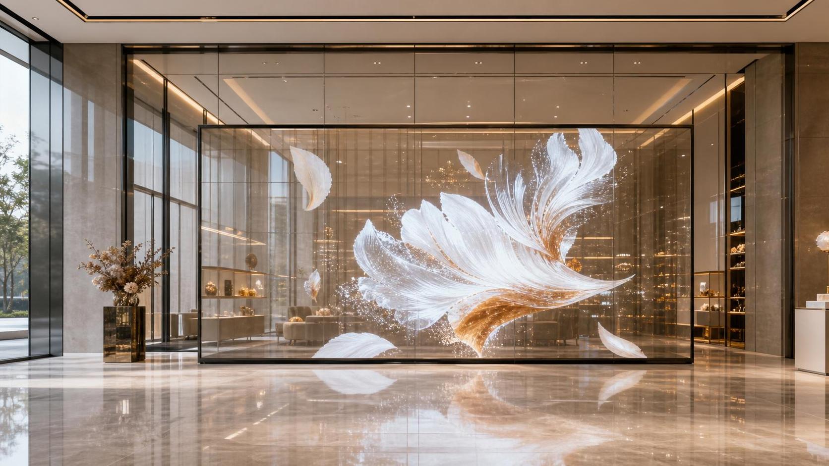 Where Transparent Glass LED Displays Work Best in Luxury and Brand Spaces