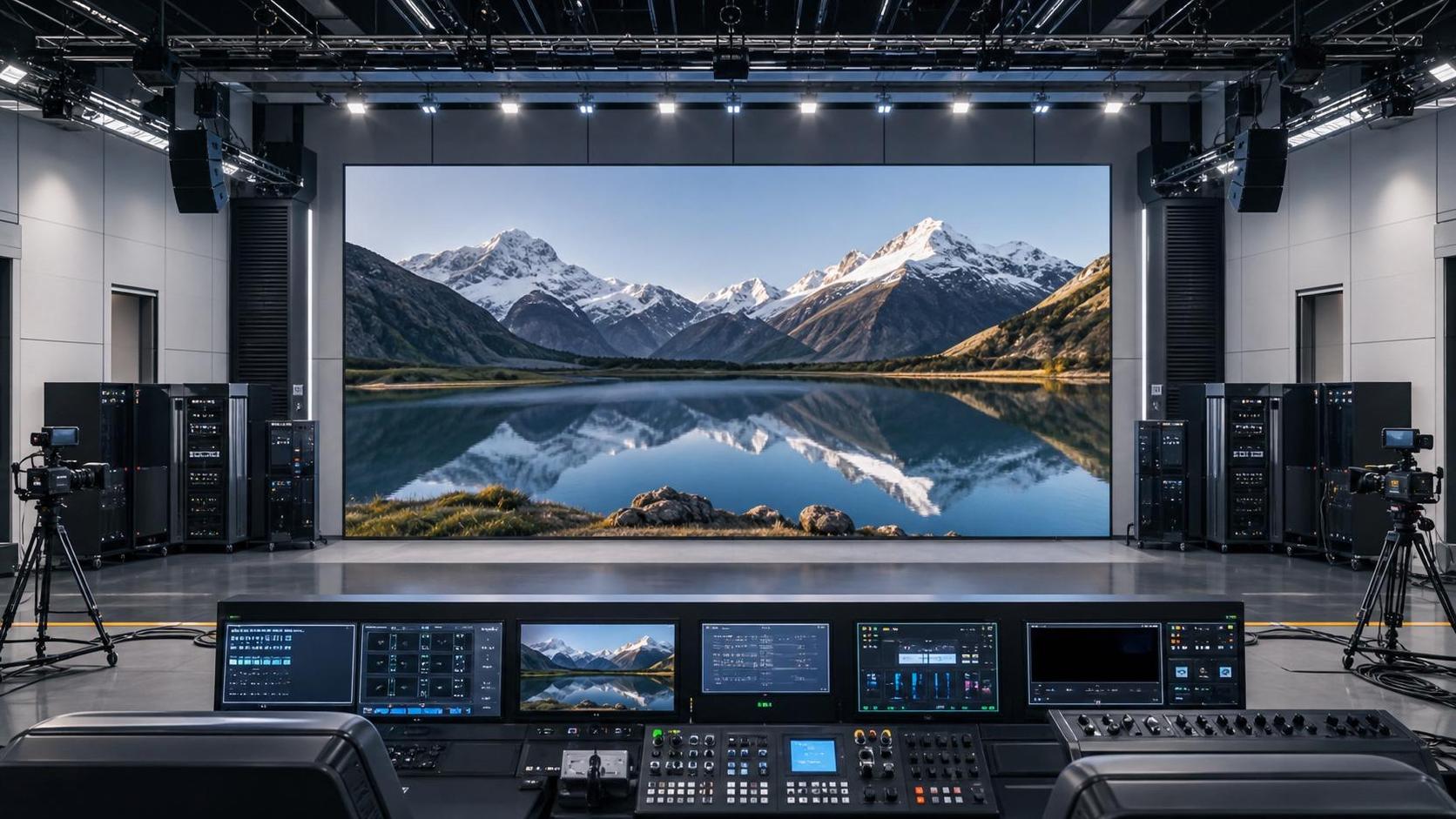 Fine Pitch LED Display vs COB Flip-Chip: Which Option Fits Control Rooms and XR Sets?