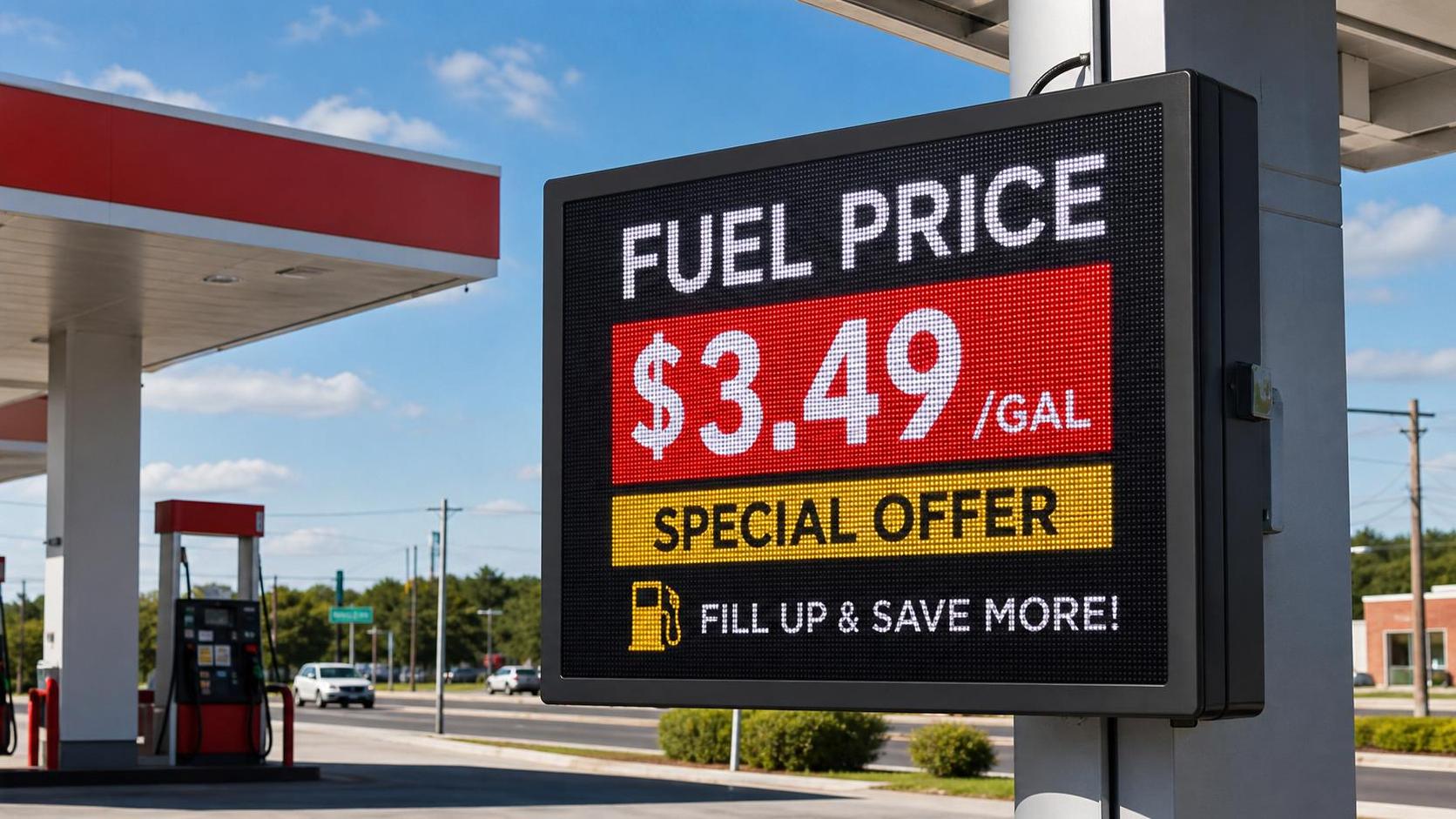 Weatherproof LED Screens for Gas Stations: IP Rating, Brightness, and Heat Risks Explained