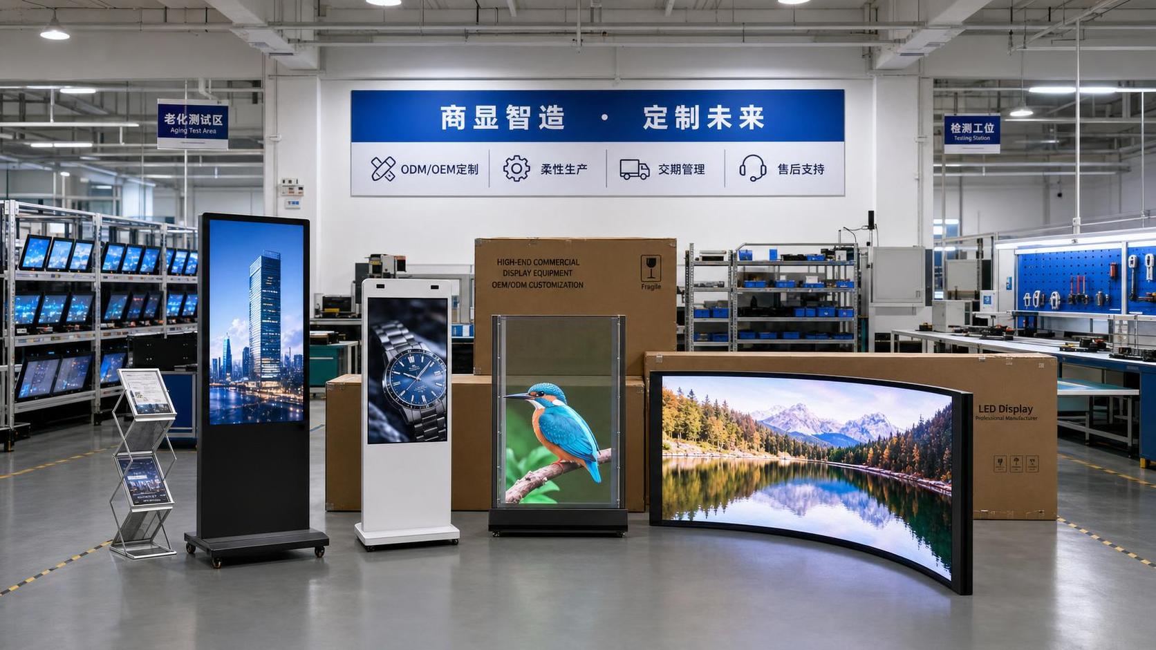 How Digital Signage Industry Manufacturers Differ in ODM, Lead Time, and After-Sales Support