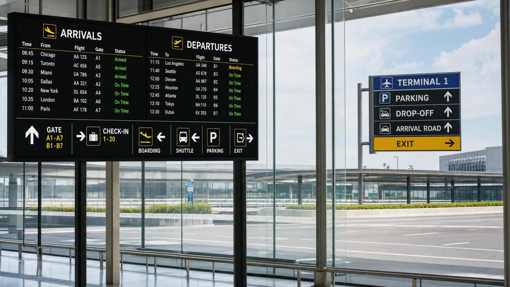 LED Display Systems for Airports: What to Compare Before Specifying Indoor and Outdoor Screens