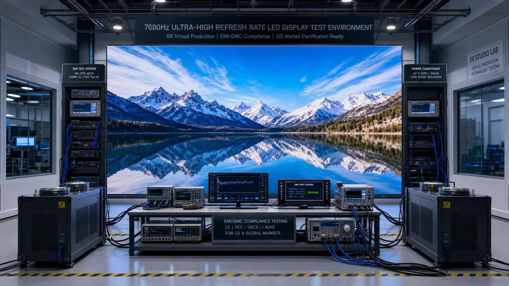 FCC Sets EMI Test Rule for 7680Hz XR LED Screens
