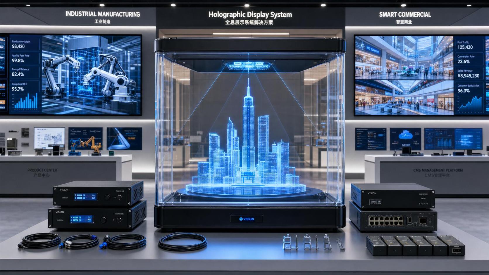 How to Evaluate a Holographic Display Manufacturer for Stability, CMS, and After-Sales Support