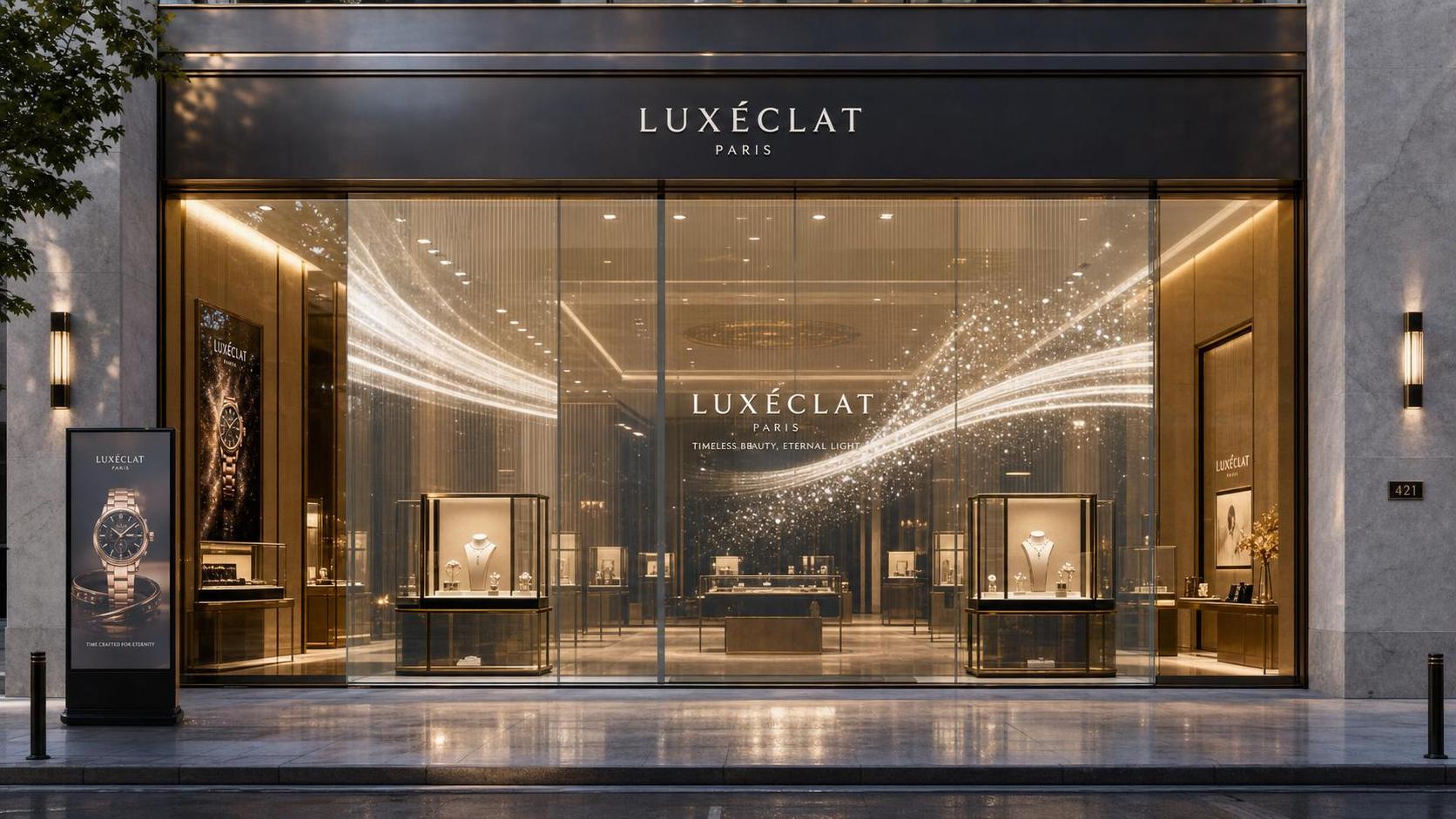 Transparent Glass Media Systems vs LED Posters: Which Fits Luxury Retail Window Displays?