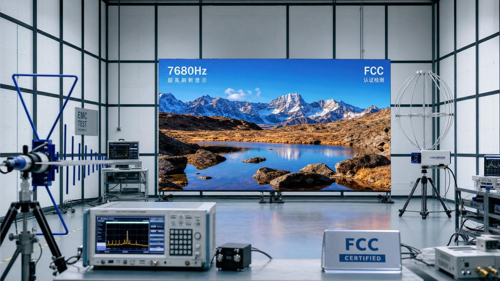 FCC Expands EMI Test Coverage for 7680Hz XR Screens