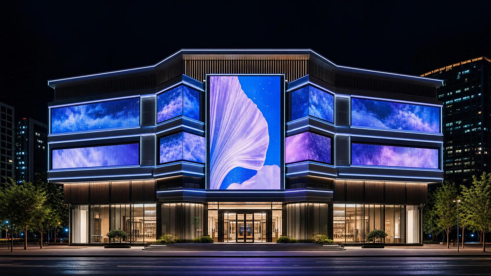 How DMX Media Facade Control Works in Multi-Zone LED Building Displays