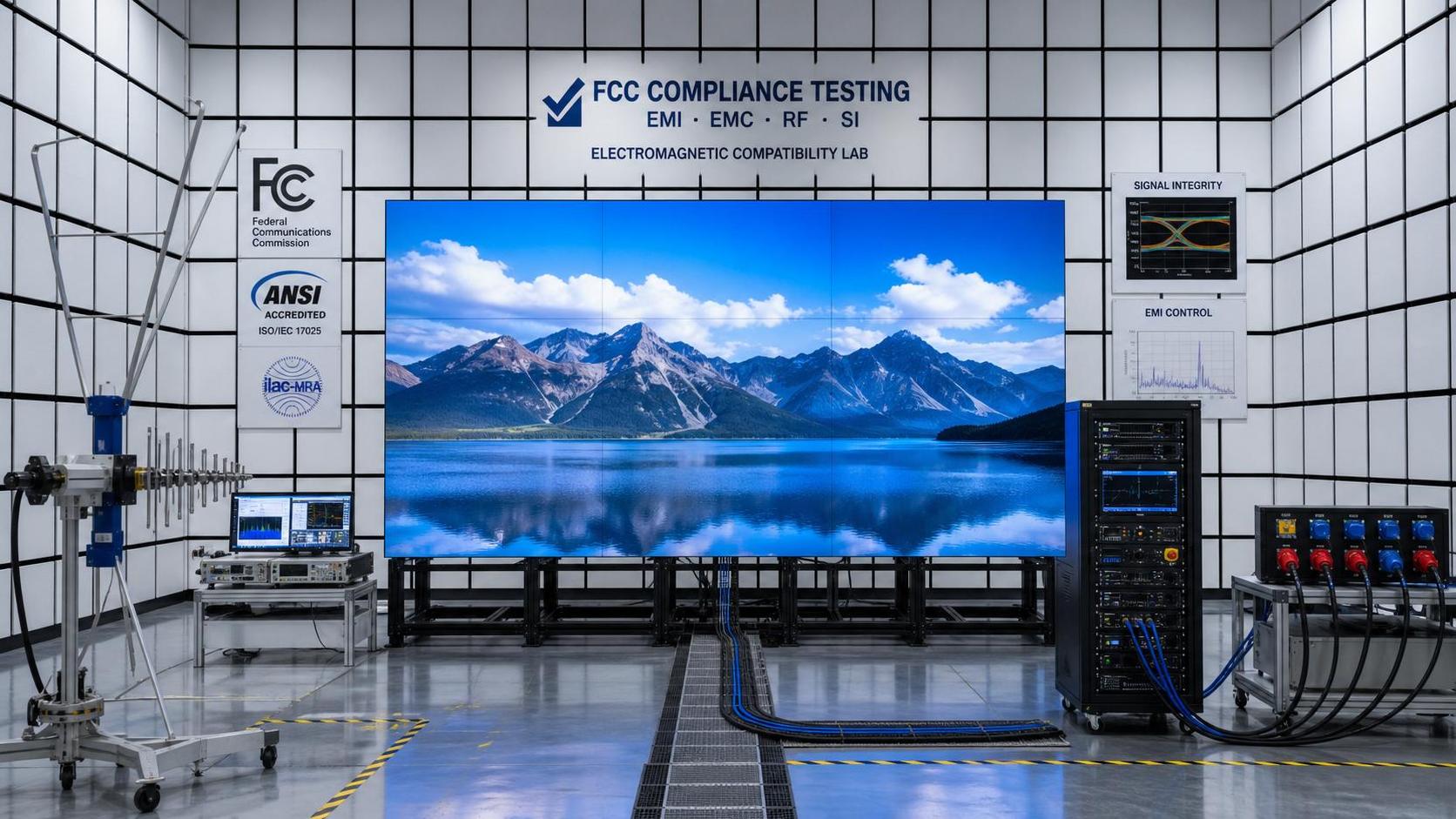 LED Wall Systems FCC Compliant: Key Test Items, Documents, and Design Risks