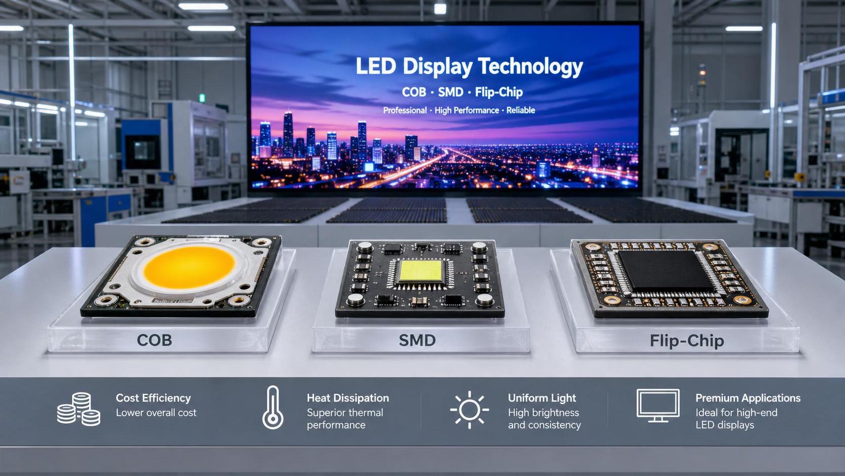 LED Packaging Price Guide: How COB, SMD, and Flip-Chip Options Affect Total Cost