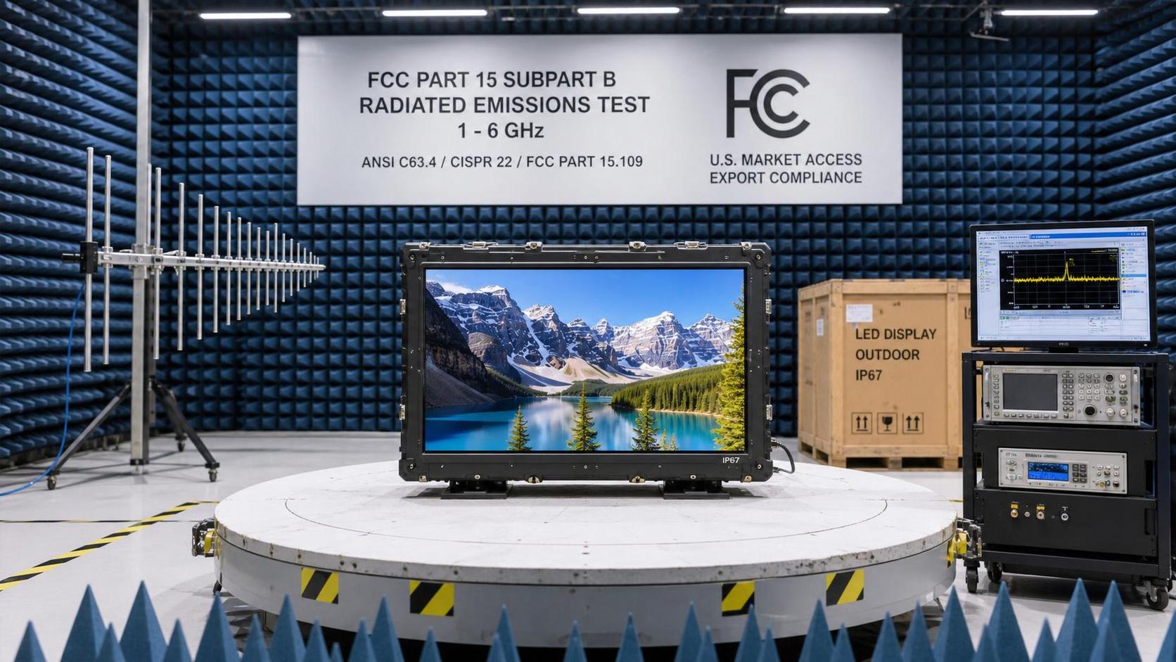 FCC Adds 1-6GHz EMC Rule for Outdoor LED Imports