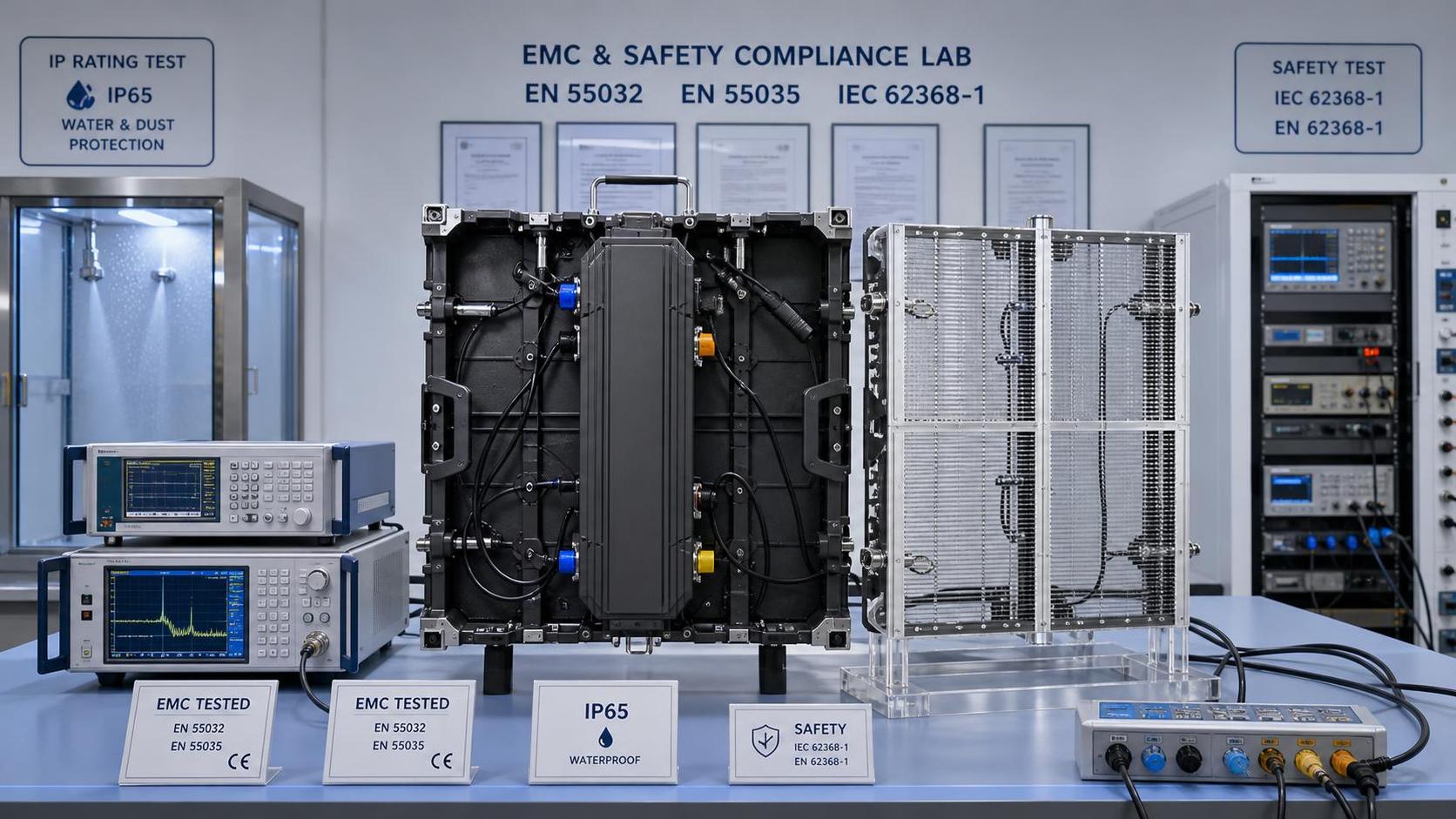 Display Compliance Standards in Germany: Key EMC, IP, and Safety Requirements