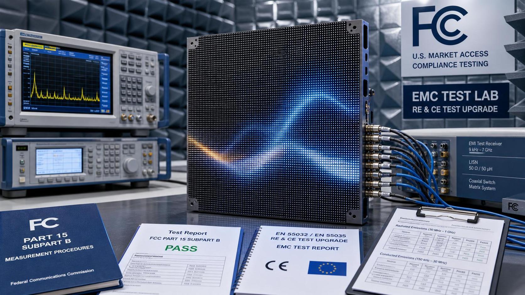 FCC EMC Rule Update Raises U.S. Entry Bar for P0.9 COB LED