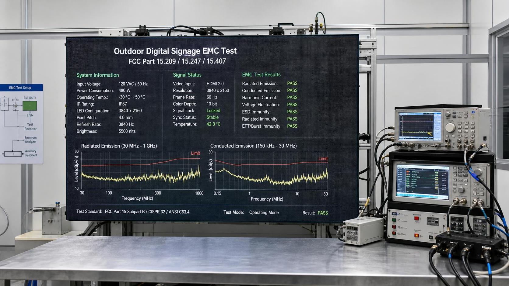 FCC Rule Adds New EMC Test for Outdoor LED Screens