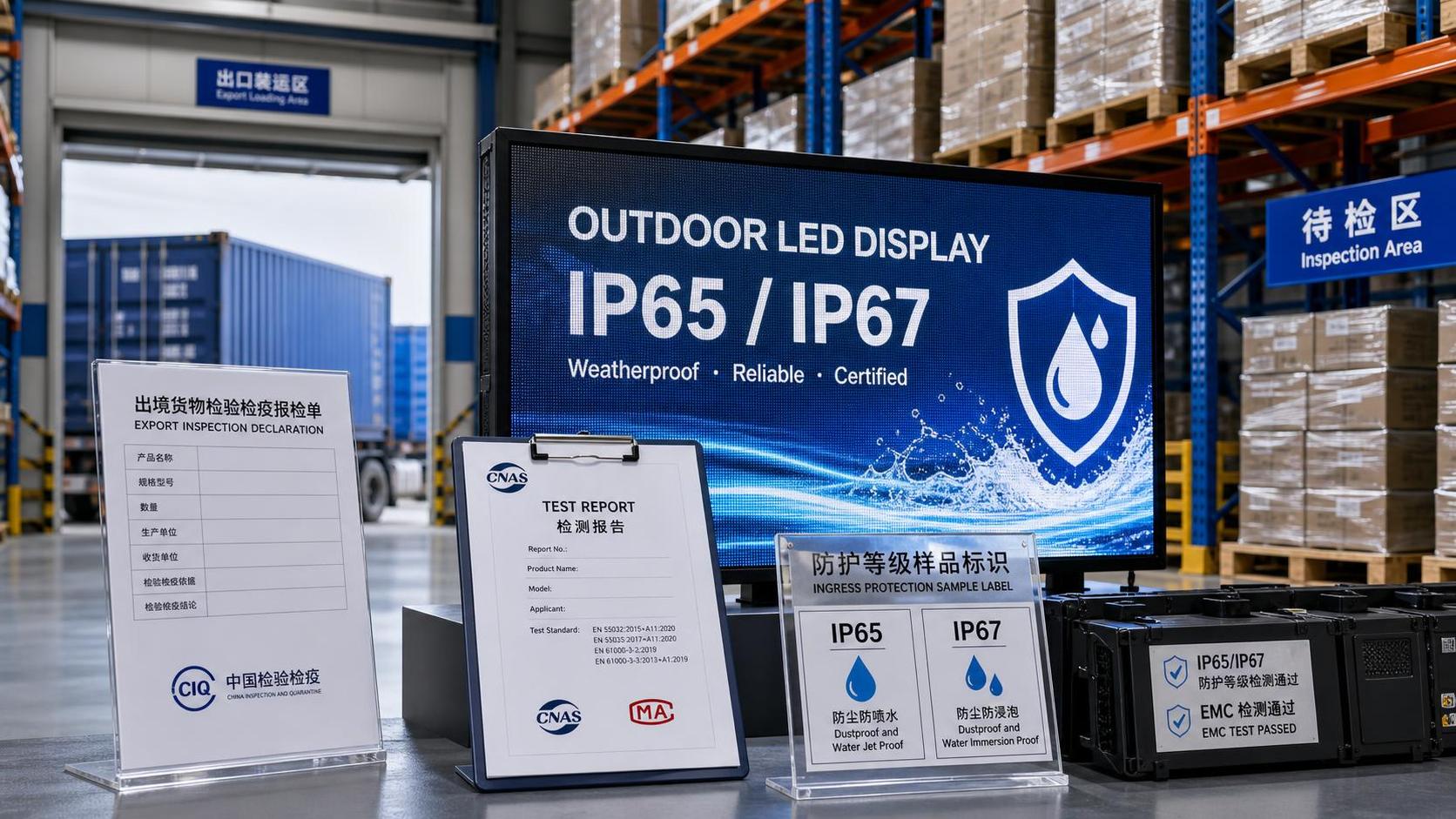 China Customs Tightens Export Inspection for LED Outdoor Displays