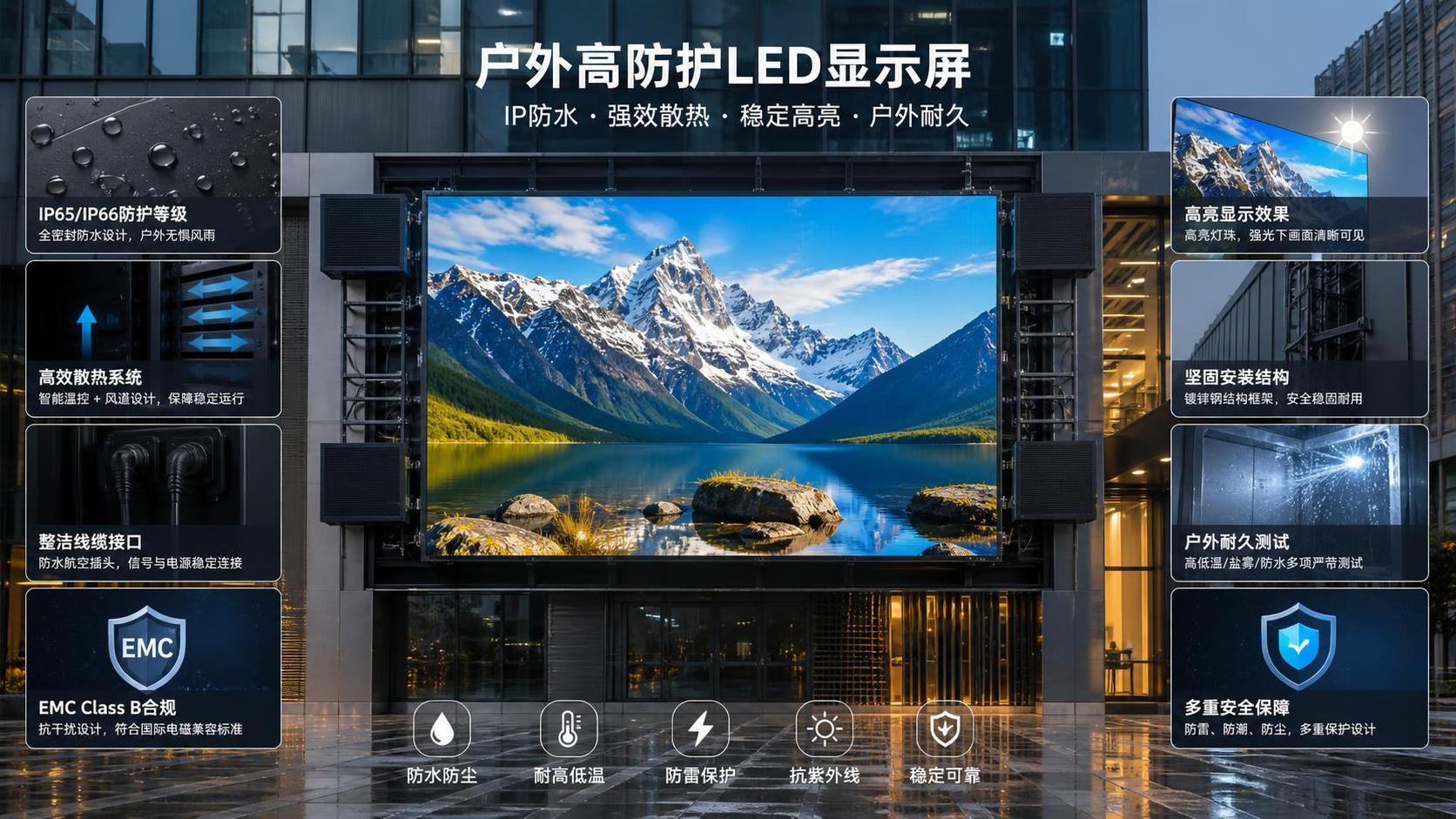 LED Compliance Standards Explained: What Specs and Tests Matter for Outdoor Displays?