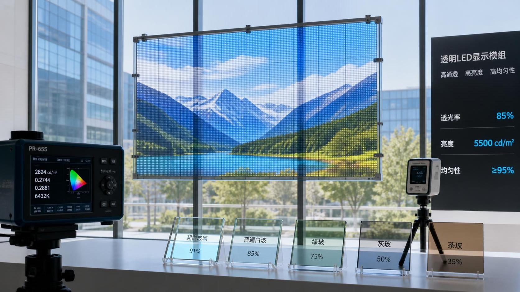 How to Evaluate a Display Transmittance Optimization Supplier for Glass LED Projects