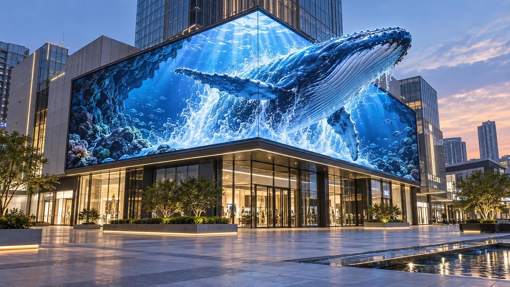 How to Specify Anamorphic 3D LED Billboards for Corner Facades and Viewing Distances