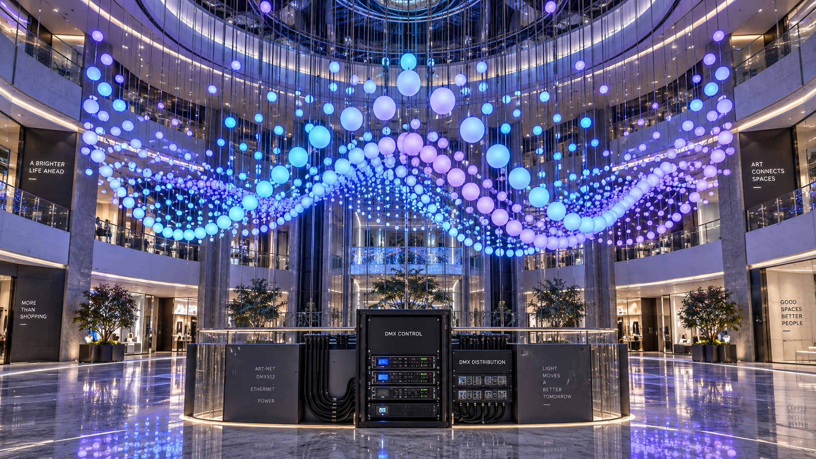 Do You Need DMX Control for a Kinetic LED Installation?