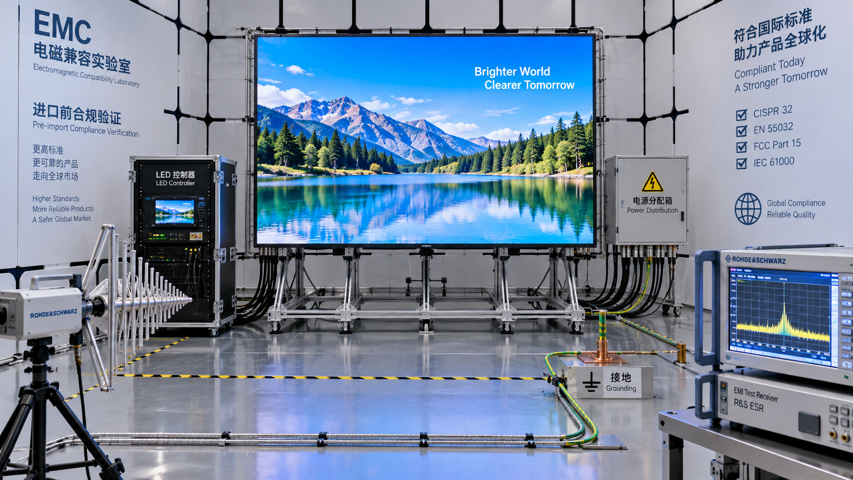 How to Verify EMC Compliance Before Importing an LED Display