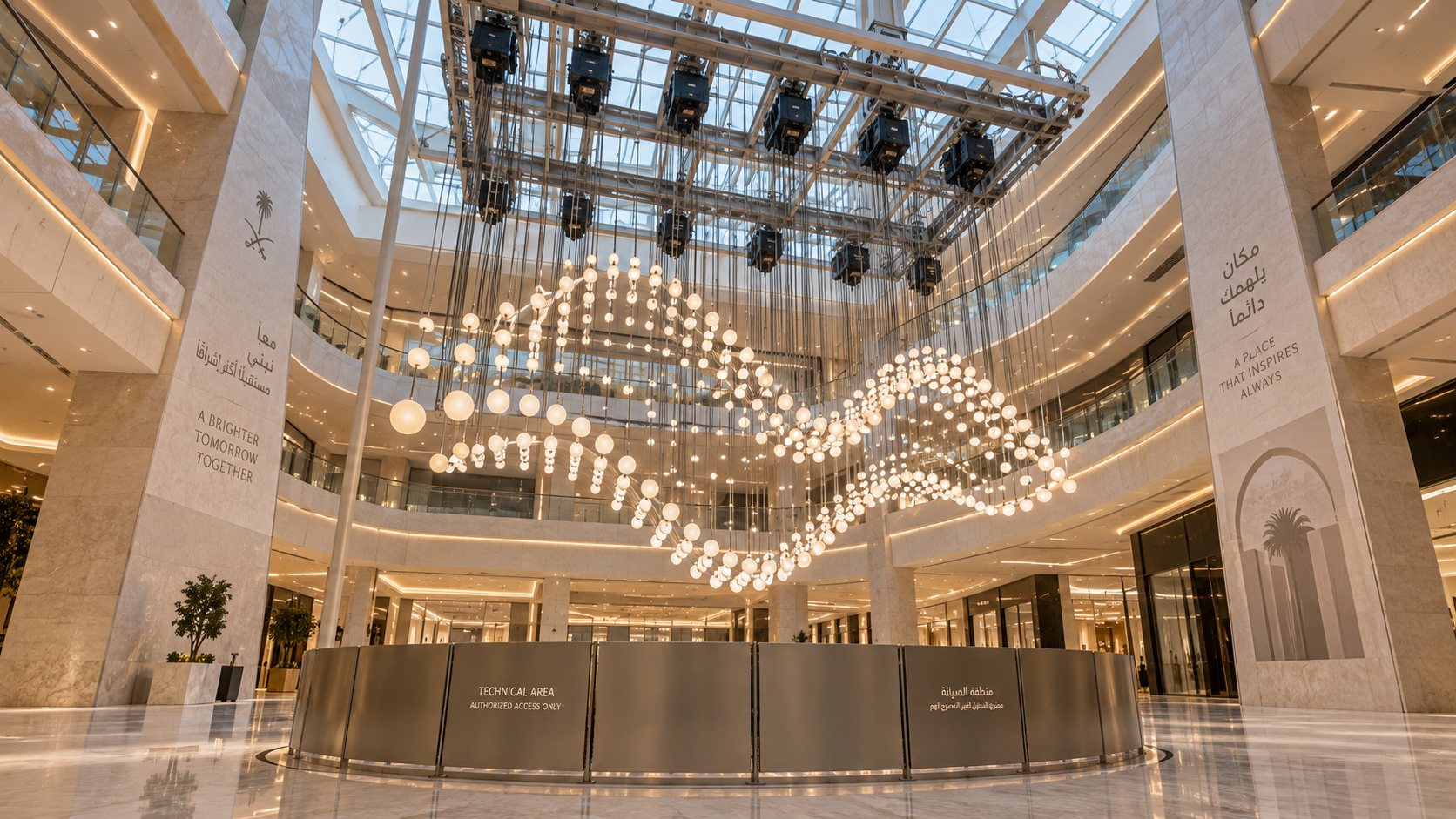Kinetic Installations in Saudi Arabia: Rigging and Safety for Mall Projects