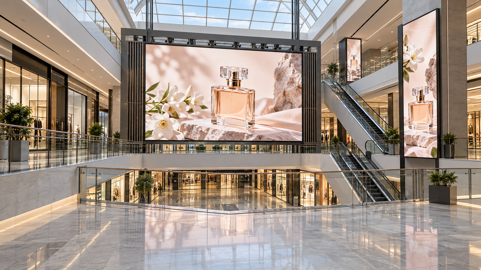 Shopping Mall Screen Monetization: In-House Ad Sales vs. Media Partnerships