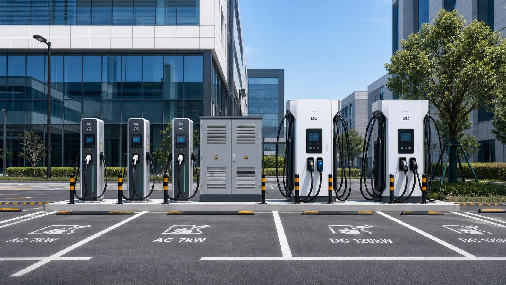 How to Choose EV Charging Equipment for Commercial Sites: Power, Connectors, and Load Needs