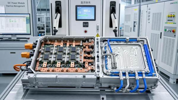 Silicon Carbide Power Electronics Thermal Design: How to Size Cooling for High-Power EV Systems