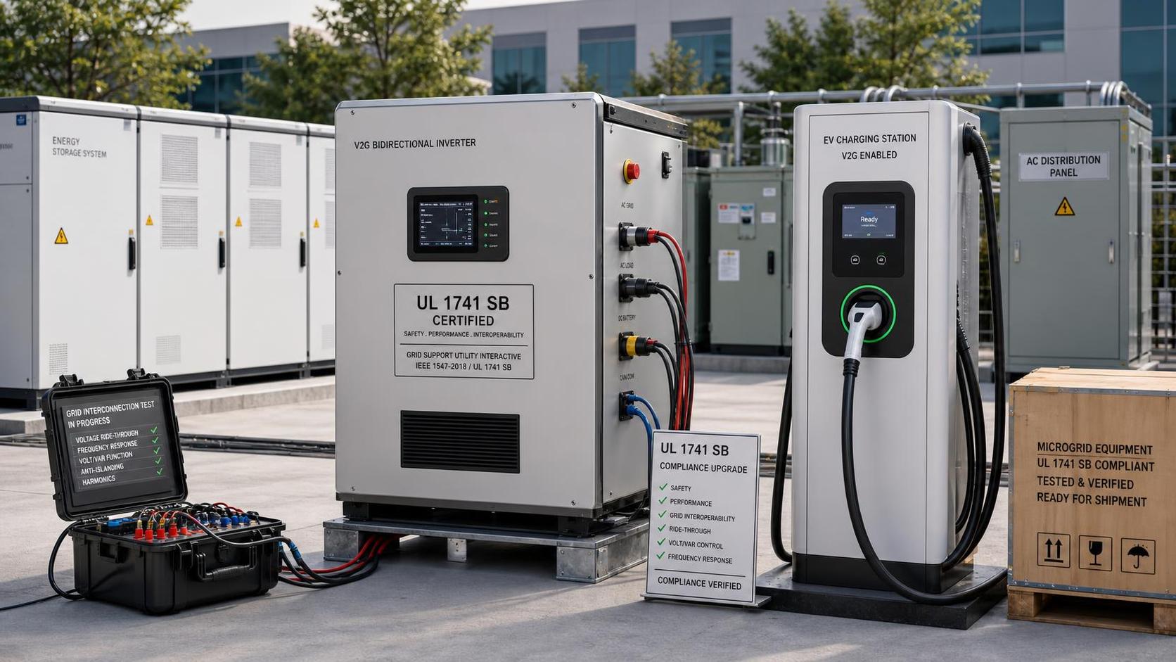 US V2G Inverters Face UL 1741 SB Q4 2026 Rule