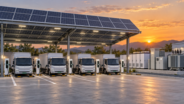 How to Size Solar EV Charging Stations for Fleet Depots and Daily Charging Demand