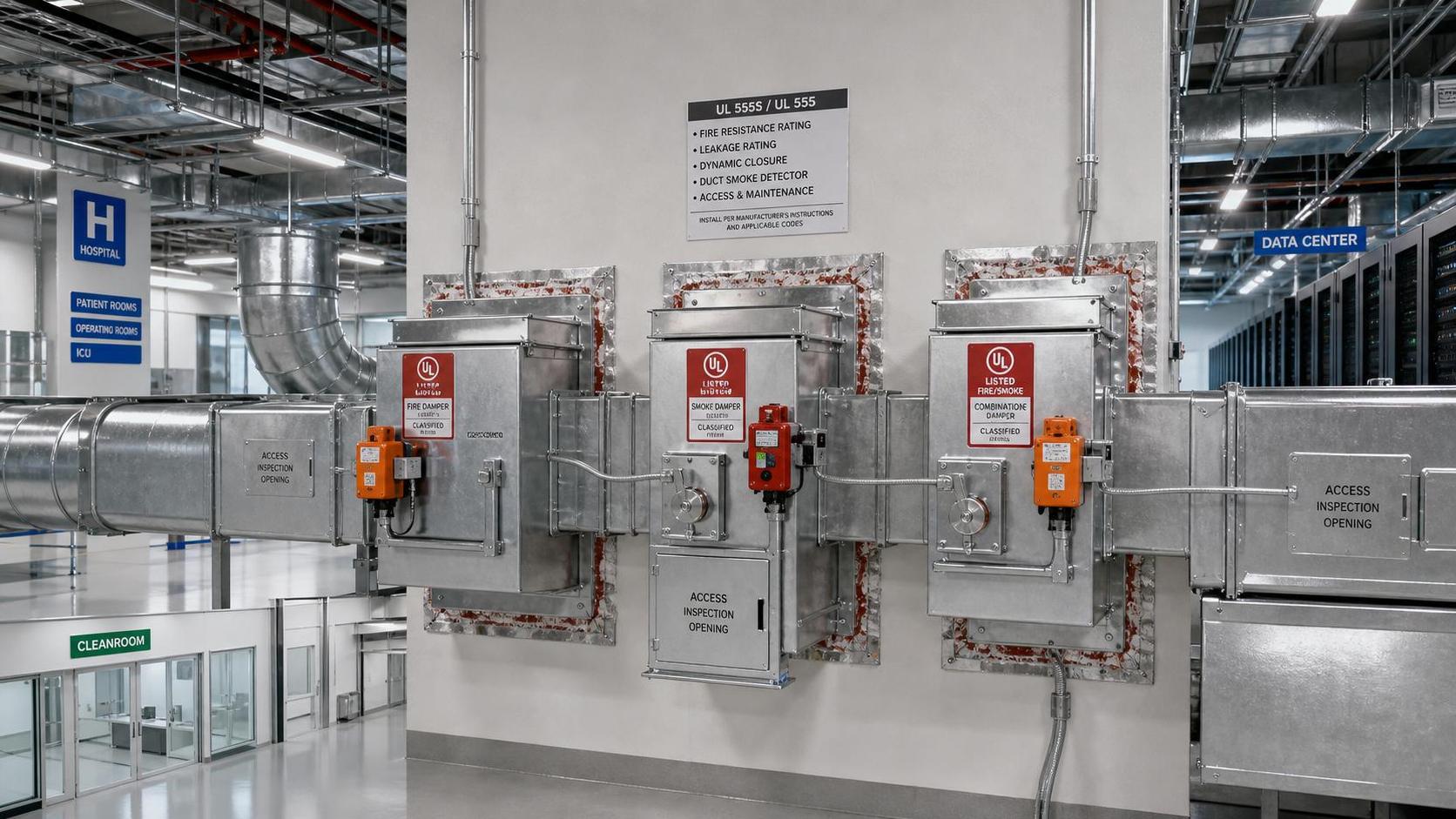 UL Listed Dampers Explained: Types, Ratings, and Where Each Is Required