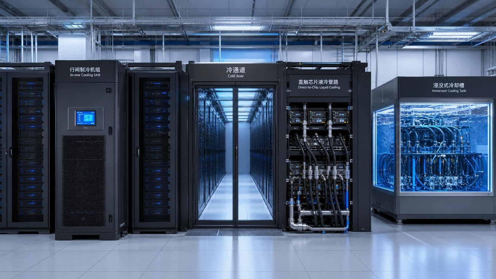 High-Density Data Center Cooling Options: In-Row vs Direct-to-Chip vs Immersion