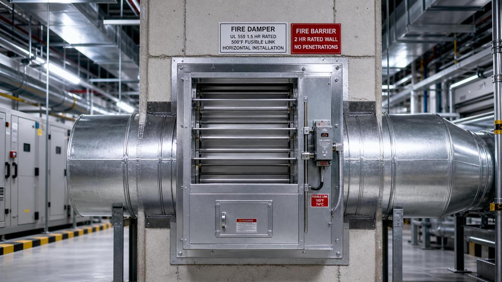 Fire Dampers Buying Guide: Ratings, Actuation Types, and Code Compliance