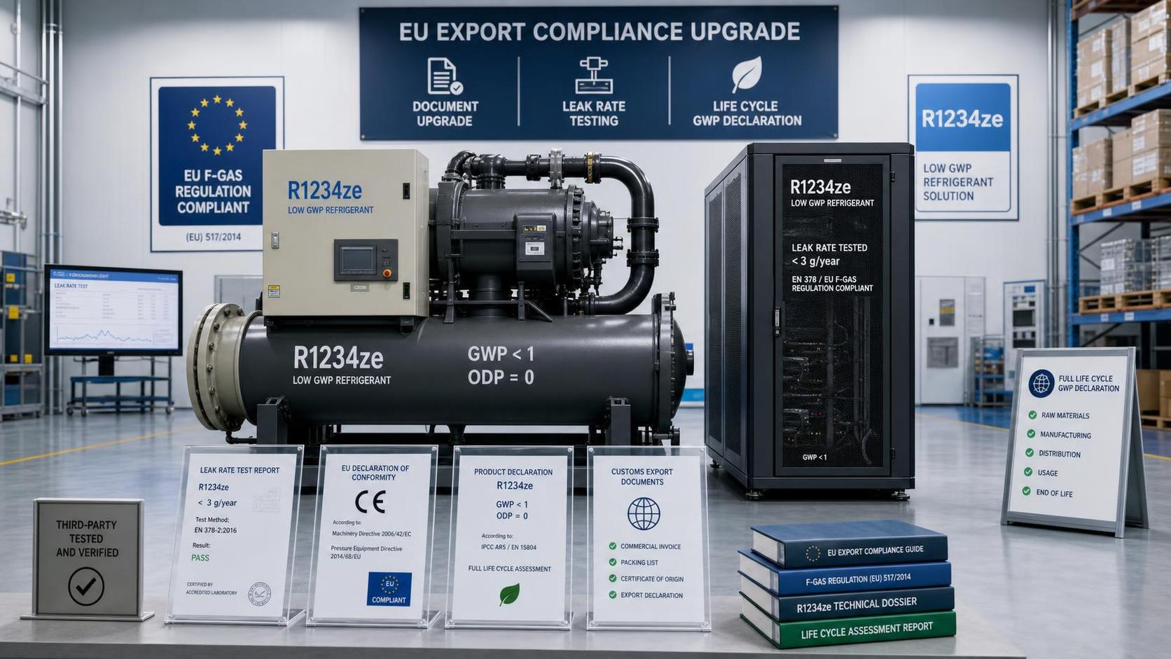 EU Draft Tightens Export Files for R1234ze Equipment